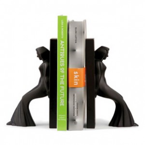 Leaning Ladies Bookends